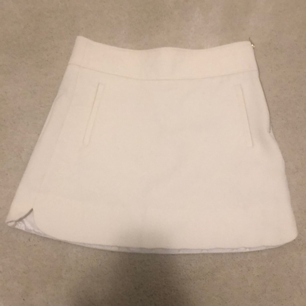 Jcrew white/cream skirt